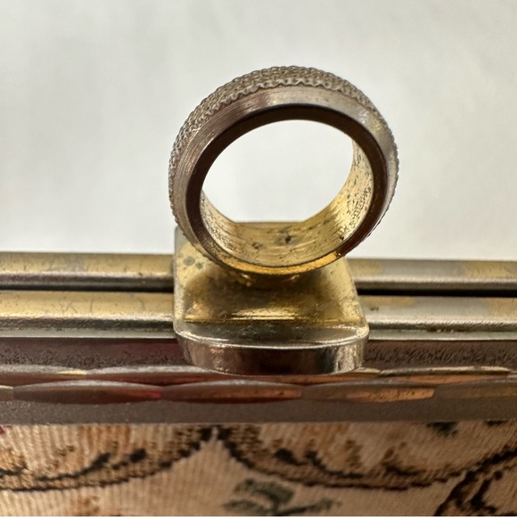 Walborg Vintage 50s W. Germany Tapestry Handbag Clutch - Picture 15 of 16